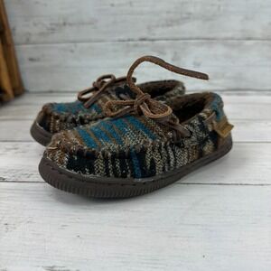 Twister Toddler Boys' sz 12/13 Southwestern Print Moccasins
